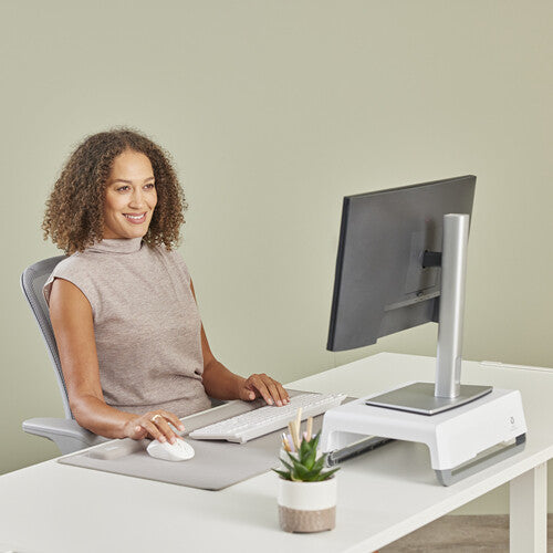 Fellowes Wrist Rest Breyta Palm Rest with Antibacterial Protection Ergonomic Wrist Support Sand