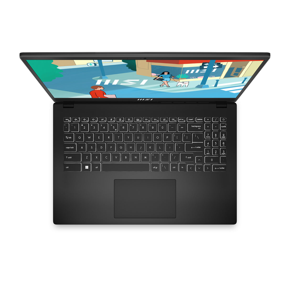 MSI Modern 15 H B13M-004UK Intel® Core™ i5 i5-13420H Laptop 39.6 cm (15.6") Full HD 16 GB DDR4-SDRAM 512 GB SSD Wi-Fi 6E (802.11ax) Windows 11 Home Black