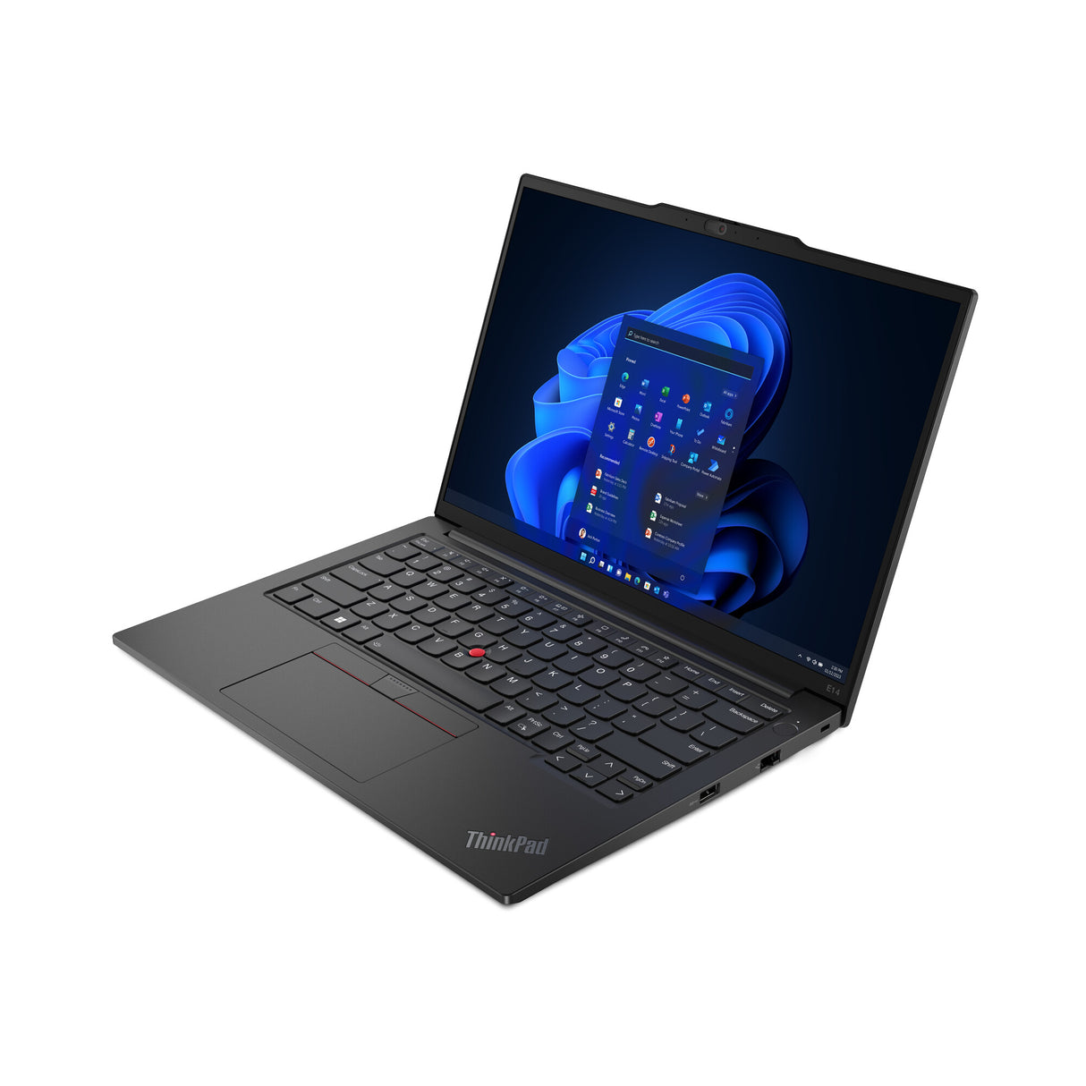 Lenovo ThinkPad E14 Gen 5 (AMD) AMD Ryzen™ 7 7730U Laptop 35.6 cm (14") WUXGA 16 GB DDR4-SDRAM 512 GB SSD Wi-Fi 6 (802.11ax) Windows 11 Pro UK English Black