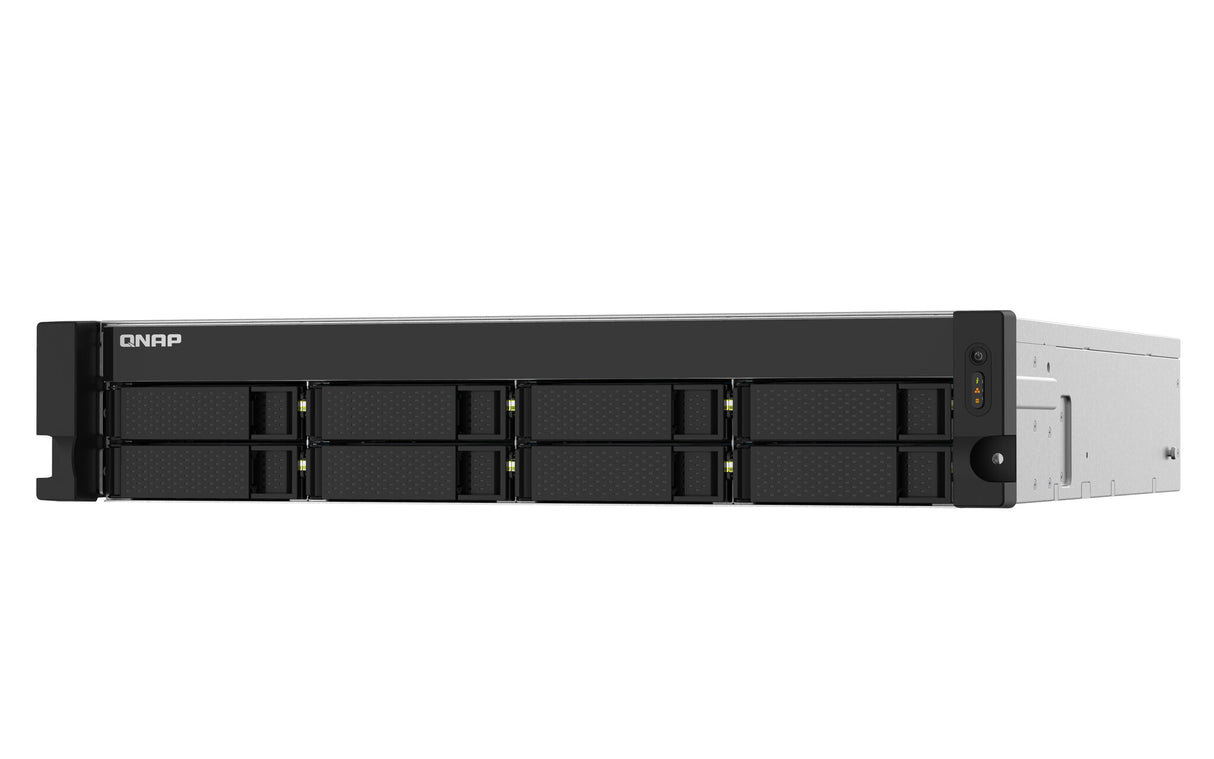 QNAP TS-832PXU NAS Rack (2U) Ethernet LAN Aluminium, Black AL324