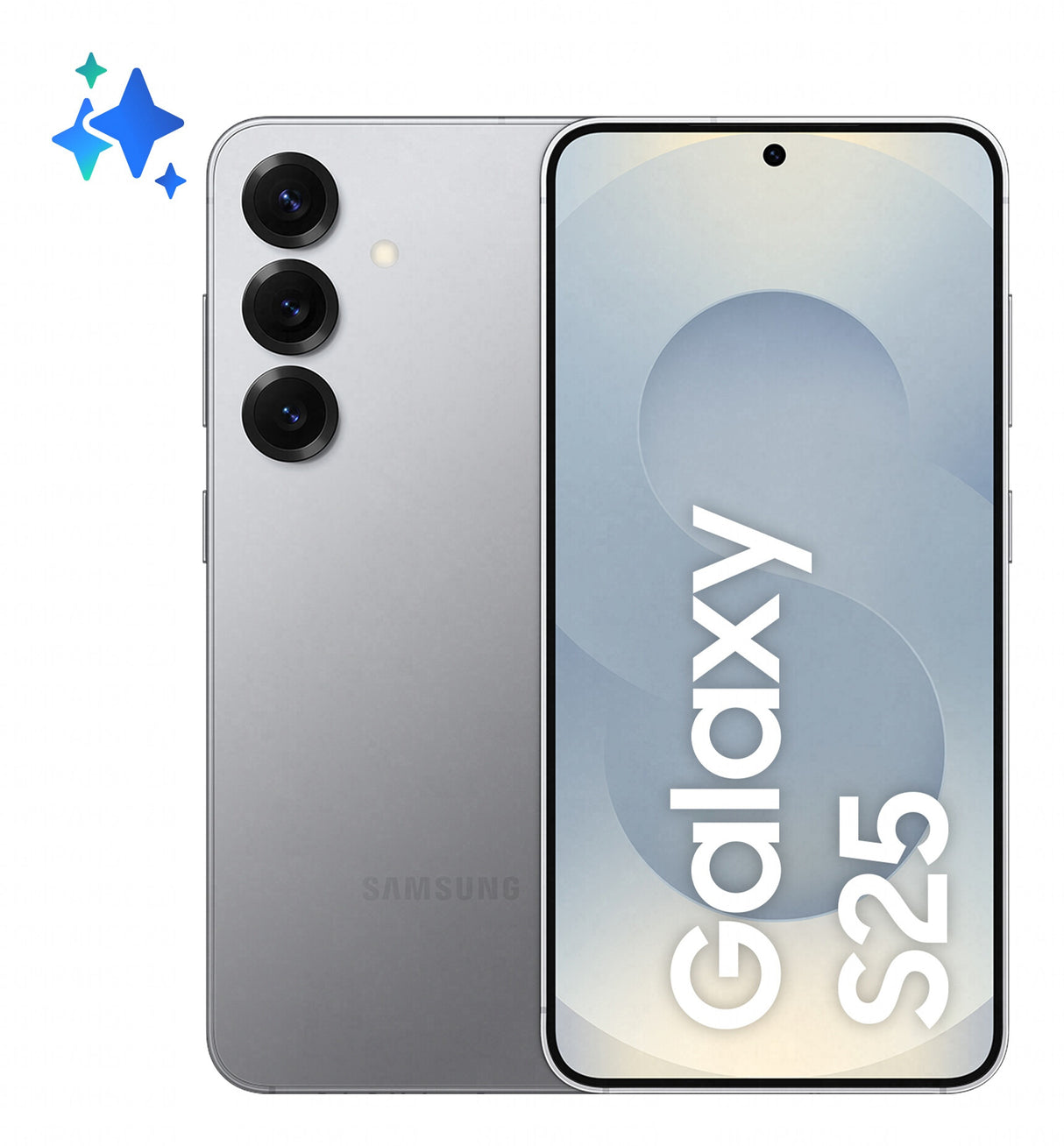 Samsung Galaxy S25 15.8 cm (6.2") Dual SIM Android 15 5G USB Type-C 12 GB 128 GB 4000 mAh Silver