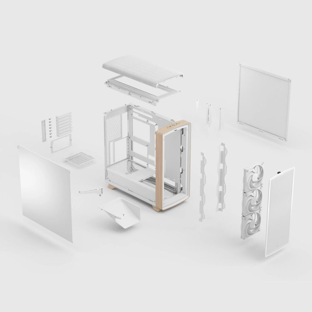 Fractal Design Summit Chalk White Solid Midi Tower