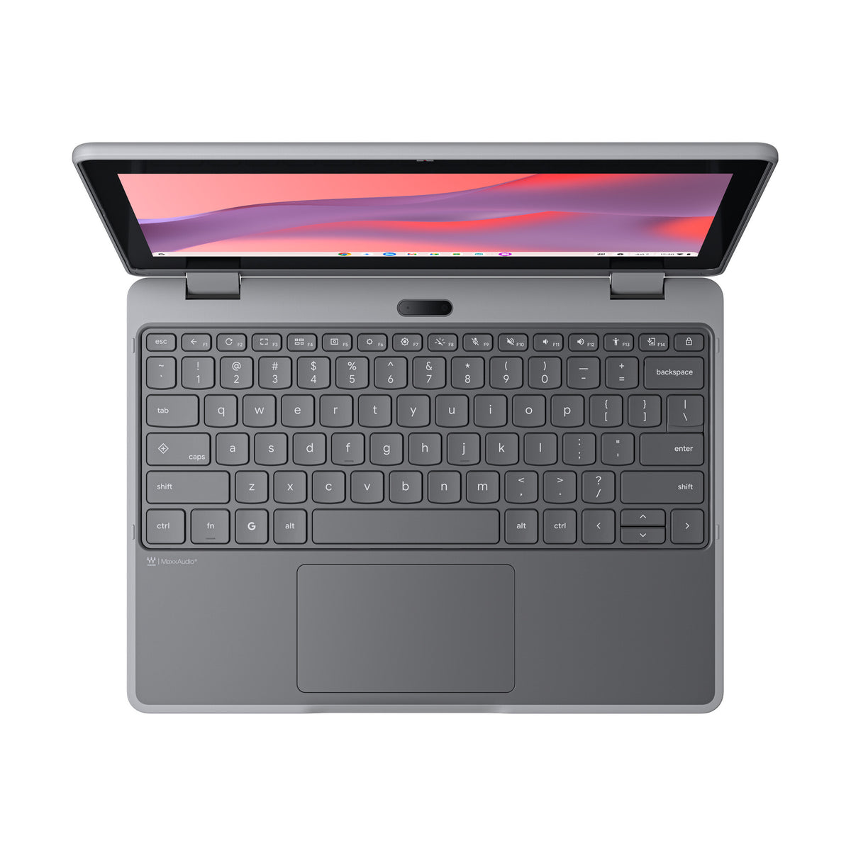 Lenovo Chrome 500e 2in1 G5 M89 MediaTek Kompanio 540 Chromebook 29.5 cm (11.6") Touchscreen HD 8 GB LPDDR5x-SDRAM 64 GB UFS Wi-Fi 6E (802.11ax) ChromeOS Grey UK English