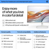 HP Series 5 23.8 inch FHD White Monitor - 524sw