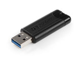 Verbatim PinStripe 3.0 - USB 3.0 Drive 256GB  - Black