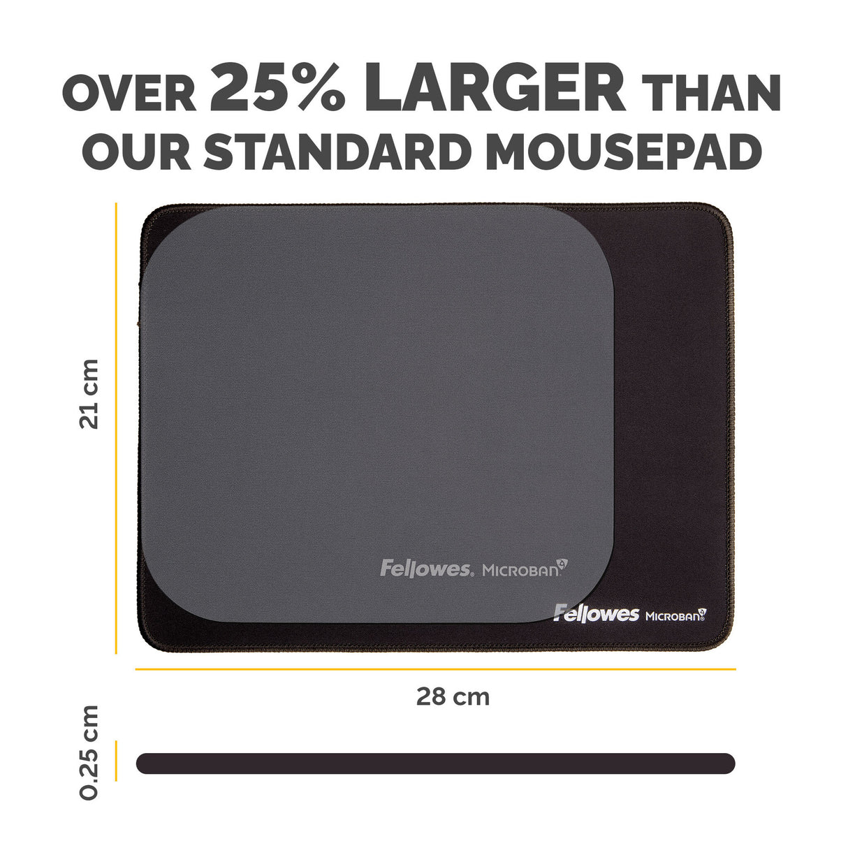 Fellowes Breyta 100138995 mouse pad Black