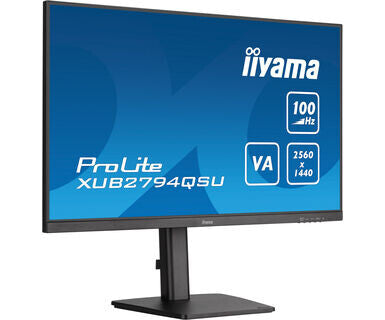 iiyama ProLite XUB2794QSU-B6 computer monitor 68.6 cm (27") 2560 x 1440 pixels Wide Quad HD LCD Black