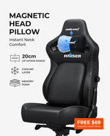 Anda Seat Kaiser 4 Series Premium Gaming armchair Padded seat Black