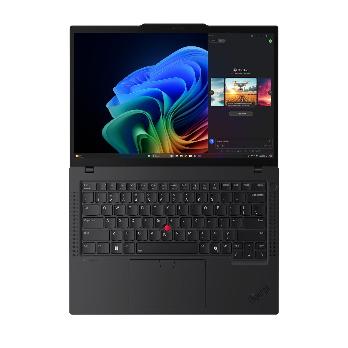 Lenovo ThinkPad T14 Gen 6 (AMD) Copilot+ PC AMD Ryzen AI 7 PRO PRO 350 Laptop 35.6 cm (14") WUXGA 16 GB DDR5-SDRAM 512 GB SSD Wi-Fi 7 (802.11be) Windows 11 Pro Black UK English