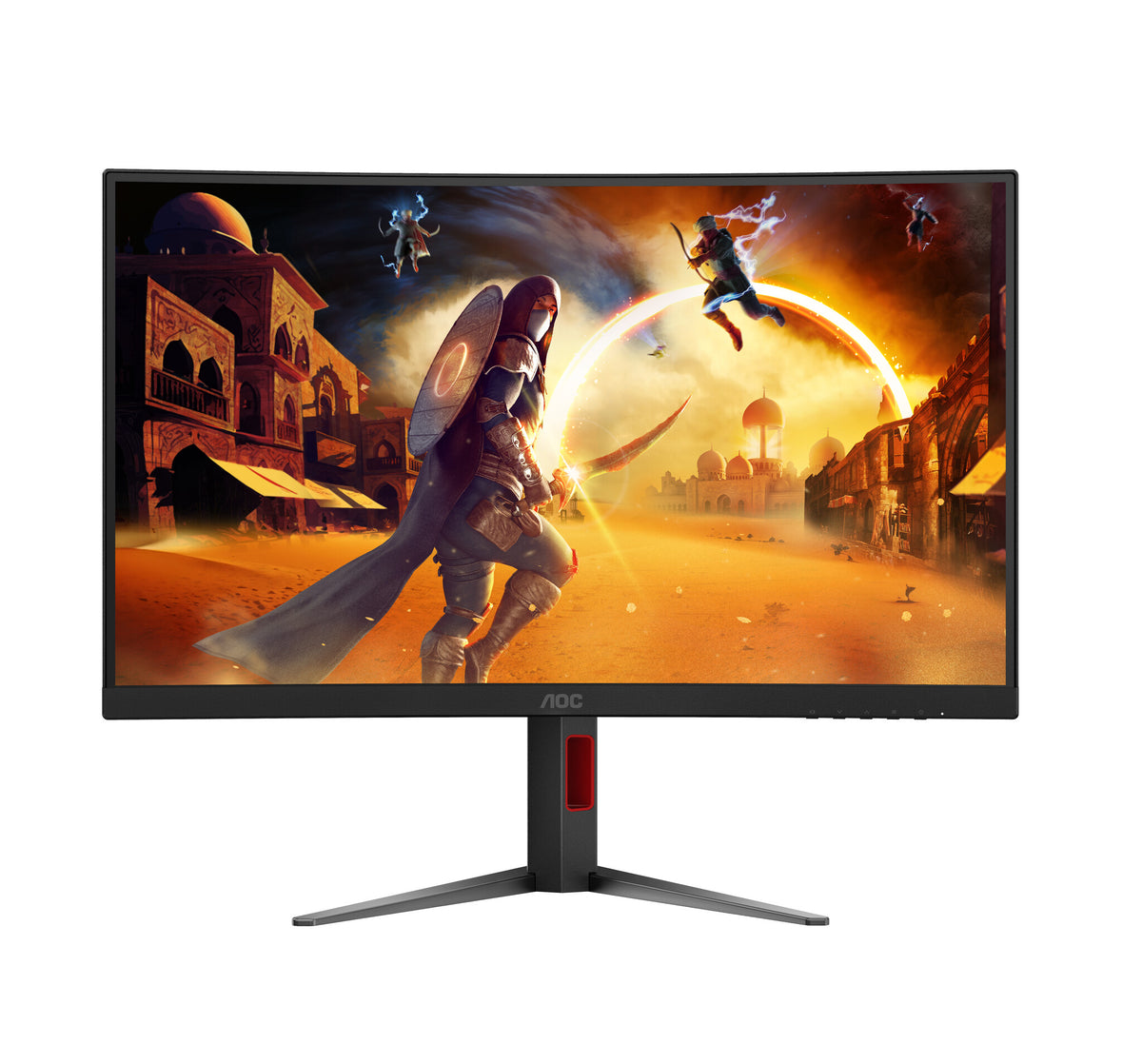 AOC G4 Gaming computer monitor 68.6 cm (27") 2560 x 1440 pixels Quad HD LED Black, Red