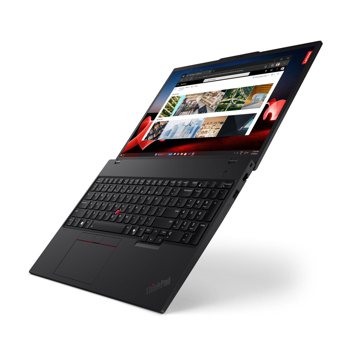 Lenovo ThinkPad T16 Intel Core Ultra 7 155U Laptop 40.6 cm (16") WUXGA 16 GB DDR5-SDRAM 512 GB SSD Wi-Fi 6E (802.11ax) Windows 11 Pro Black