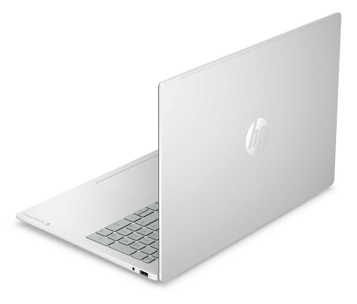 HP OmniBook 5 16-bn0000nax Intel Core 5 120U Laptop 40.6 cm (16") 2K 16 GB LPDDR5x-SDRAM 256 GB SSD Wi-Fi 6 (802.11ax) Windows 11 Home Silver