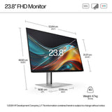 HP Series 7 Pro 23.8 inch FHD Monitor - 724pf