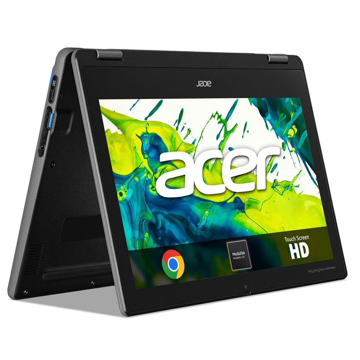 Acer Chromebook CB311SPIN MDK-540 4/64 TCH CHR MediaTek Kompanio Kompanio 540 29.5 cm (11.6") Touchscreen HD 4 GB LPDDR5x-SDRAM 64 GB eMMC Wi-Fi 6E (802.11ax) ChromeOS Black