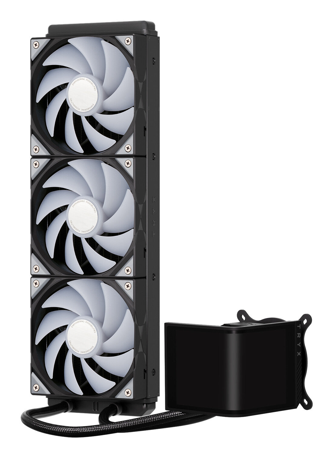 TRYX Panorama SE ARGB 360 Processor All-in-one liquid cooler 12 cm Black