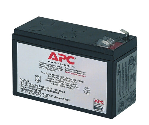 APC Replacement Battery Cartridge, Valve regulated lead–acid battery, 7Ah, 12VDC, 2-year warranty