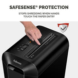 Fellowes LX Series Paper Shredder LX65 10 Sheet Cross Cut Shredder with 22 Litre Bin High Security P4