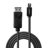 Lindy 5m Mini DisplayPort Male to DisplayPort Male, Black