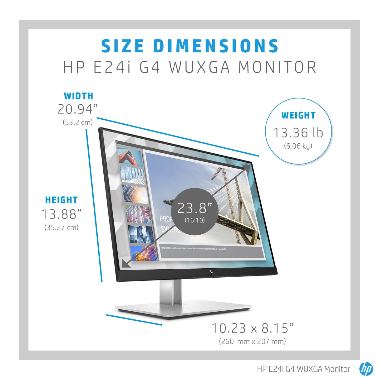 HP E-Series E24i G4 WUXGA Monitor