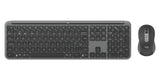 Logitech 920-012511 keyboard Mouse included Office RF Wireless + Bluetooth QWERTY UK English Graphite