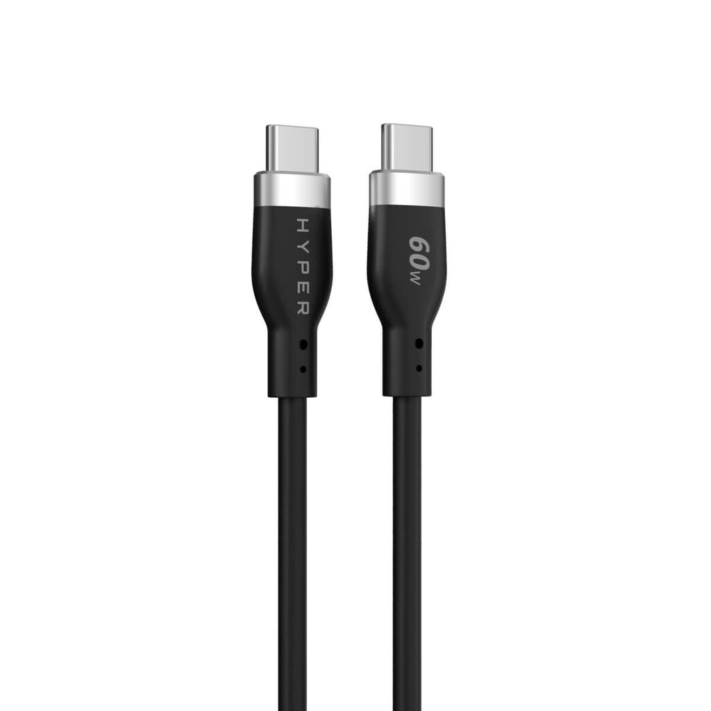 HYPER HyperJuice USB cable USB 2.0 1.5 m USB C 60 W Black