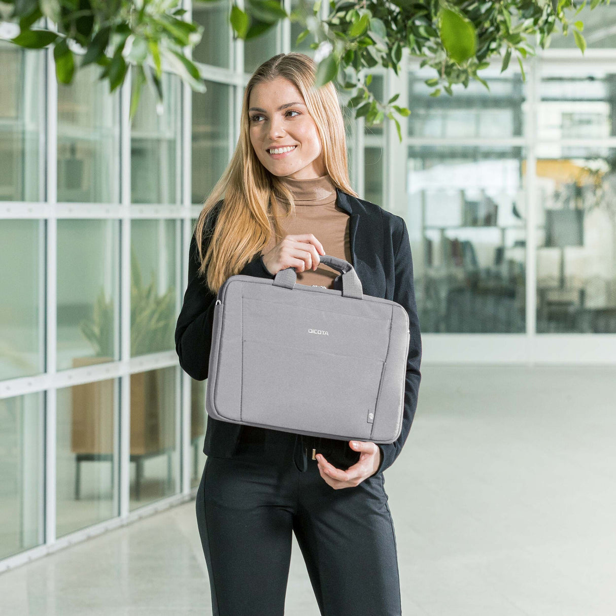 DICOTA Eco Slim Case BASE 31.8 cm (12.5") Briefcase Grey