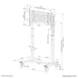 Neomounts FL55-975BL1 TV trolley 75-115" - motorised