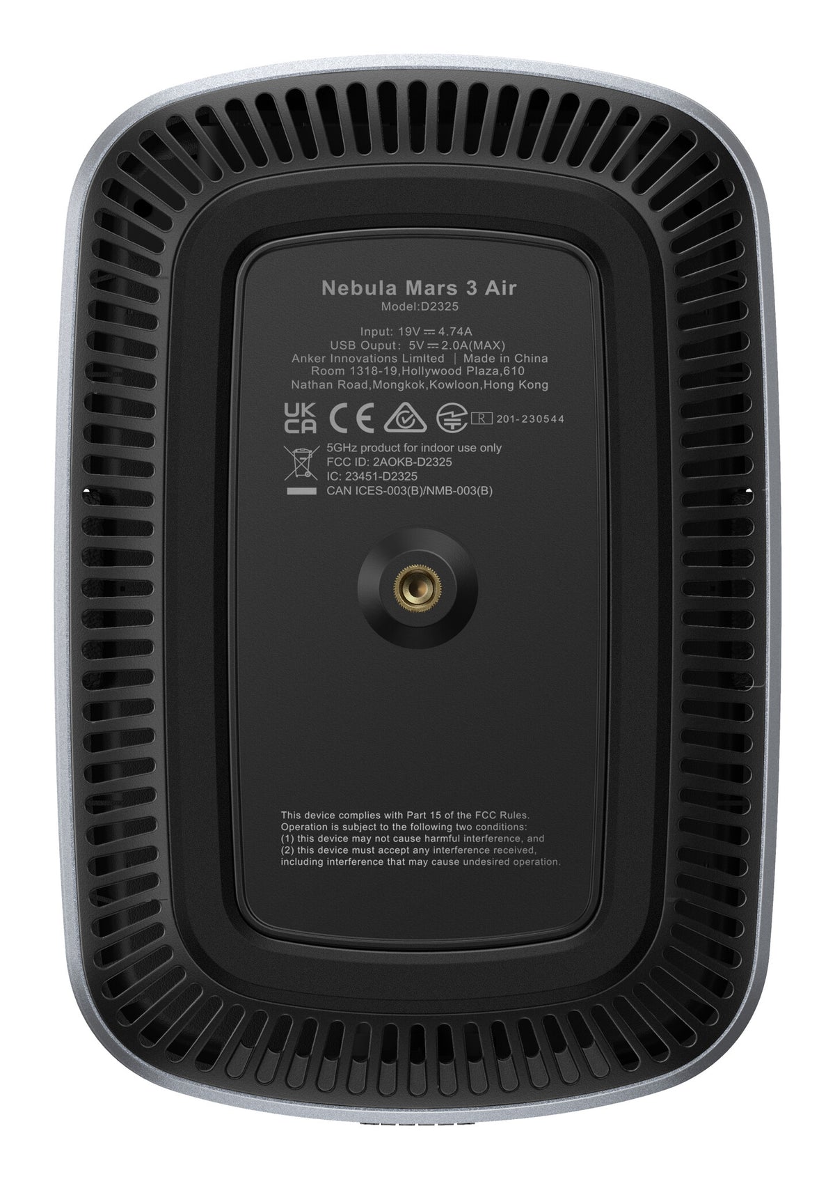 Anker Nebula Mars 3 Air Standard throw projector 400 ANSI lumens DLP 1080p (1920x1080) Grey
