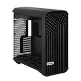Fractal Design Torrent (Light TG) gabinete para juegos con ventanas de vidrio tintado claro, E-ATX, 5 ventiladores, concentrador de ventilador, tira RGB en cubierta de fuente de alimentación, rejilla frontal, USB-C