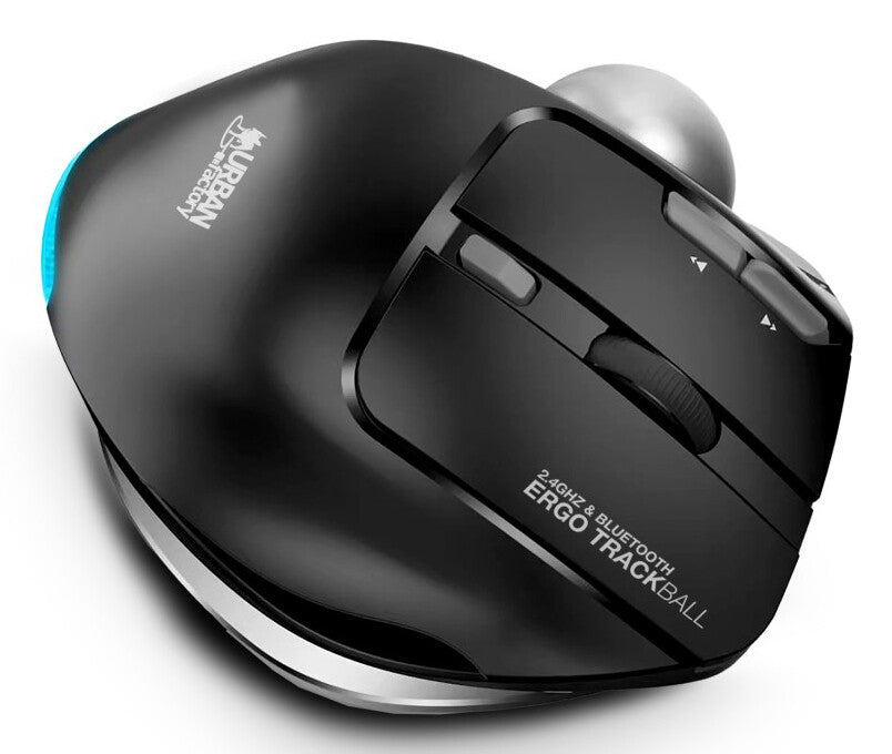 Urban Factory ERGO: BLUETOOTH AND 2.4GHZ ERGONOMIC MOUSE WITH TRACKBALL AND ADJUSTABLE TILT