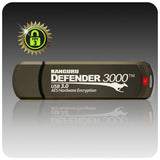 iStorage Kanguru Defender 3000™ SuperSpeed USB 3.0 512 GB| Secure Flash Drive | FIPS 140-3 Level 3 pending, FIPS 140-2 Level 3 Certified | AES-XTS 256-bit Hardware Encryption | TAA Compliant|
