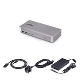 StarTech.com Dual-Monitor USB4 Docking Station, Dual 4K 120Hz or Single 8K 60Hz HDMI, 100W Laptop Charging, 2.5GbE, USB-C Multi-Monitor Dock, Driverless