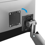 Manhattan Desk Mount for TV & Monitors (Full Motion Gas Spring), For screens 13" to 42", C-Clamp or Grommet Assembly,VESA compatibility: all between 75x75mm to 200x200mm - check the dimensions of the four mounting holes on back of screen to ensure it fits