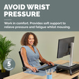 Fellowes Breyta - Wrist rest - gray