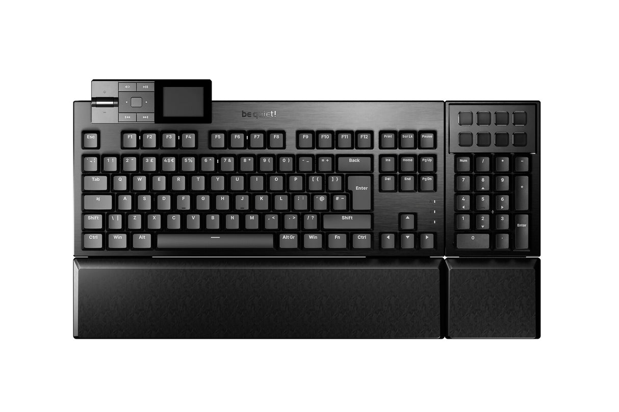 be quiet! Dark Mount Silent Tactile UK ISO keyboard Gaming USB QWERTY UK English Black