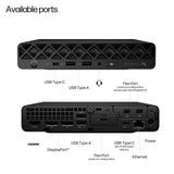 HP EliteDesk 8 G1a Next Gen AI AMD Ryzen Al 7 350 32 GB DDR5-SDRAM 1 TB SSD Windows 11 Pro Mini PC Black