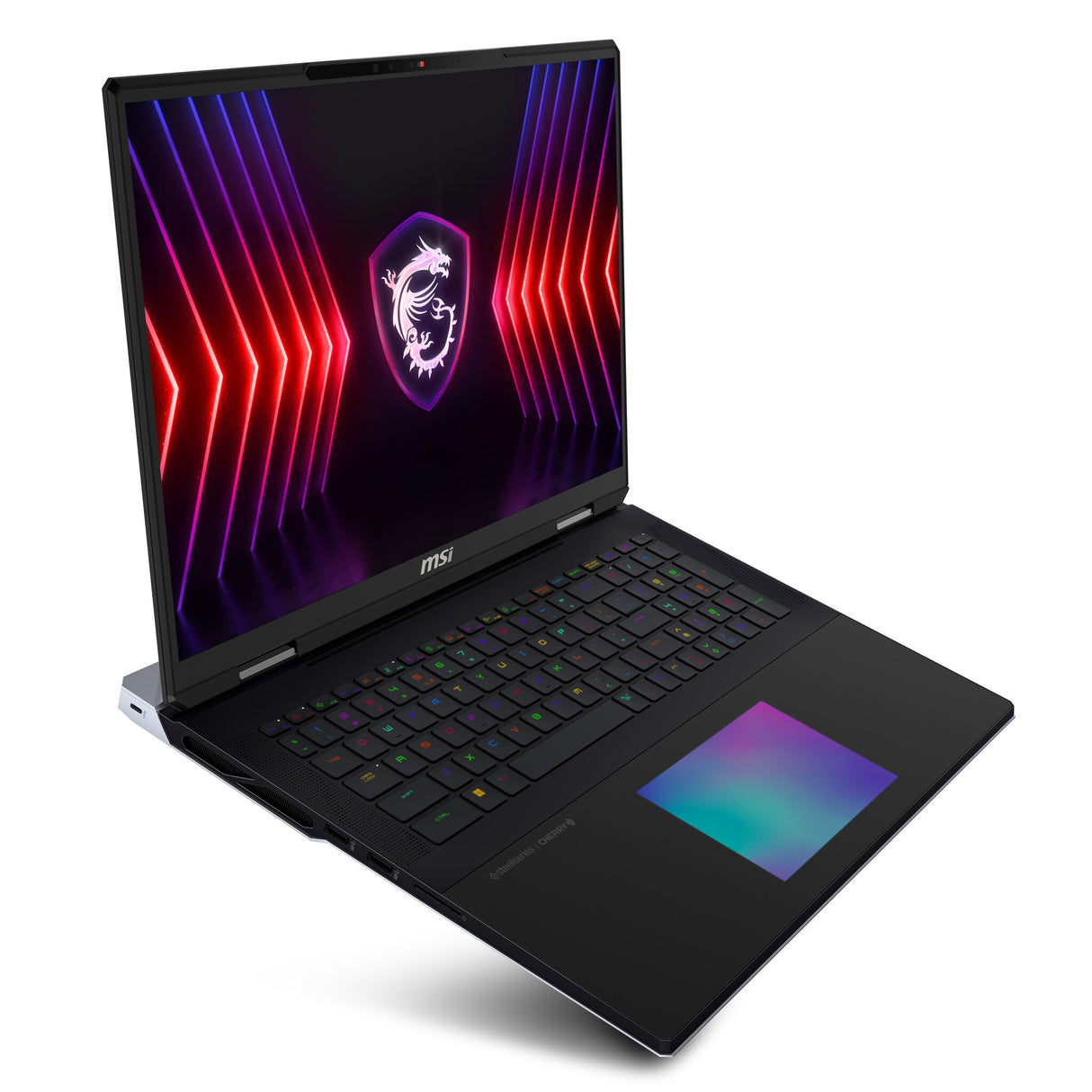MSI Titan 18 HX A14VHG-004UK Intel® Core™ i9 i9-14900HX Laptop 45.7 cm (18") UHD+ 64 GB DDR5-SDRAM 2 TB SSD NVIDIA GeForce RTX 4080 Wi-Fi 7 (802.11be) Windows 11 Pro Black