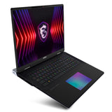 MSI Titan 18 HX A14VHG-004UK Intel® Core™ i9 i9-14900HX Laptop 45.7 cm (18") UHD+ 64 GB DDR5-SDRAM 2 TB SSD NVIDIA GeForce RTX 4080 Wi-Fi 7 (802.11be) Windows 11 Pro Black