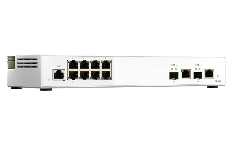 QNAP QSW-M2108-2C network switch Managed L2 2.5G Ethernet (100/1000/2500) Grey, White