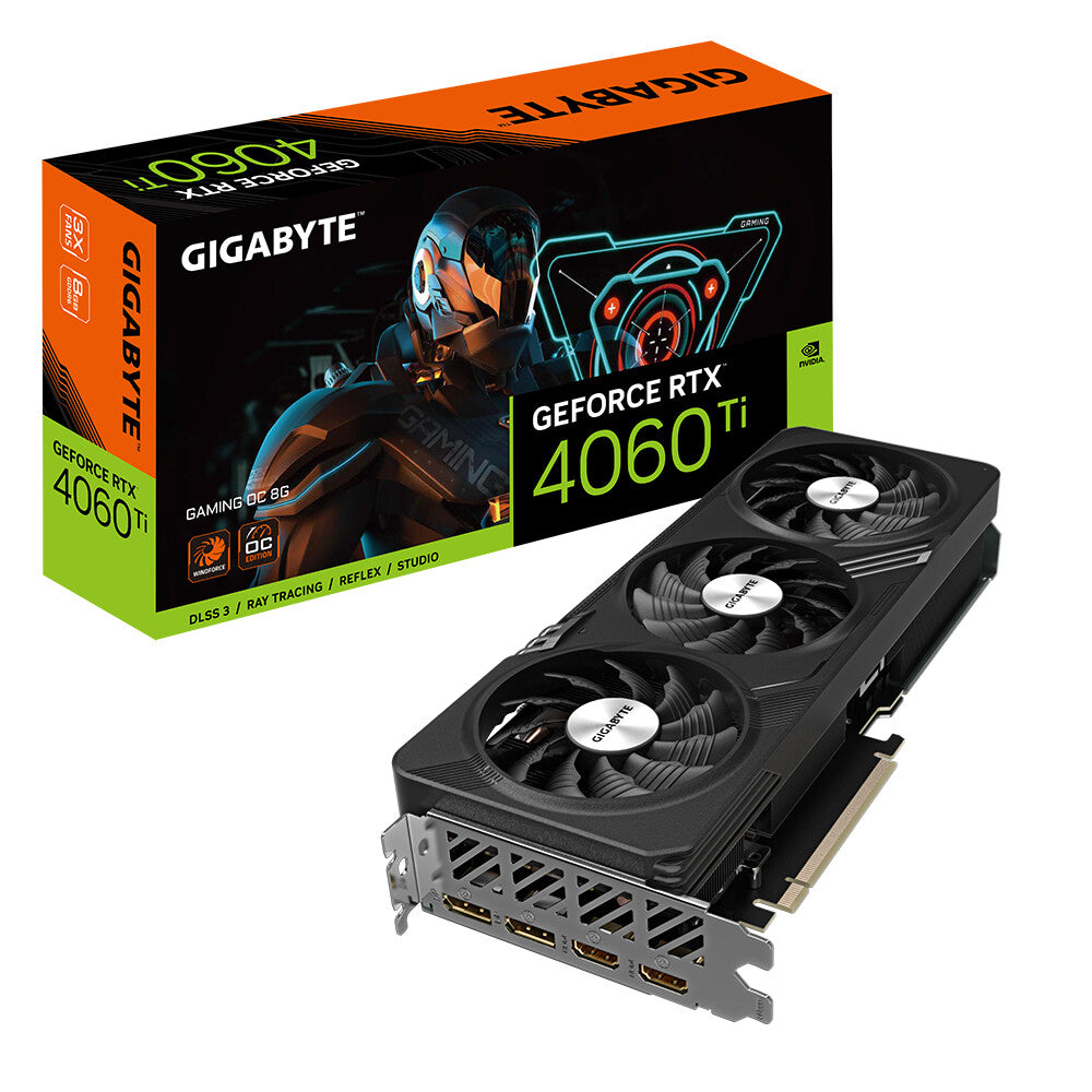 Carte graphique Gigabyte Nvidia GeForce RTX 4060Ti GAMING OC 8 Go