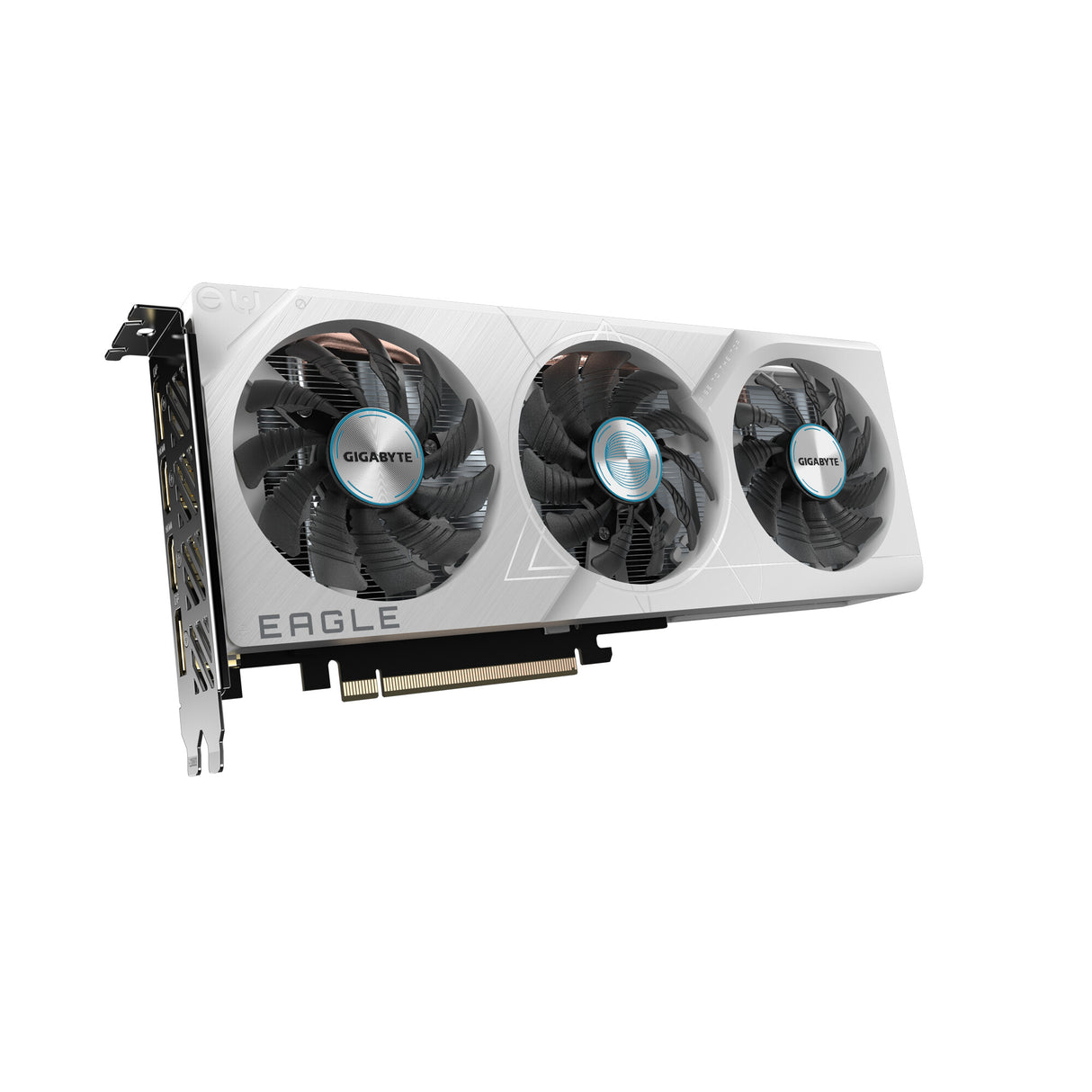 GIGABYTE GeForce RTX 4060 EAGLE OC ICE 8G Graphics Card - 8GB GDDR6, 128bit, PCI-E 4.0, 2505MHz Core Clock, 2 x DisplayPort 1.4a, 2 x HDMI 2.1a, NVIDIA DLSS 3, GV-N4060EAGLEOC ICE-8GD