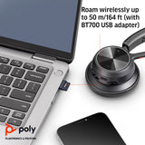 POLY Voyager 4310 USB-C Headset +BT700 dongle +Charging Stand