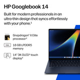 HP E73ZBEA laptop Snapdragon 35.6 cm (14") Touchscreen 3K 16 GB LPDDR5x-SDRAM 512 GB SSD Wi-Fi 7 (802.11be) ChromeOS Blue