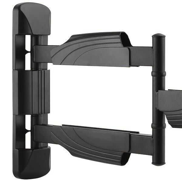StarTech.com Full Motion TV Wall Mount - 32-55 inch (77lb/35kg) VESA Displays - Low Profile Universal Flat Screen TV Wall Mount - Heavy Duty Adjustable Tilt/Swivel Articulating Arm Bracket