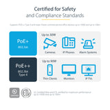StarTech.com 1m CAT6a Ethernet Cable - 10 Gigabit Shielded Snagless RJ45 100W PoE Patch Cord - 10GbE STP Network Cable w/Strain Relief - Aqua Fluke Tested/Wiring is UL Certified/TIA