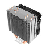 ANTEC A400i Ventilador Enfriador de CPU, Enchufe Universal, Ventilador RGB PWM Silencioso con Efecto de Luz de Neón de 120 mm, 1800 RPM, 4 Heatpipes de Cobre de Toque Directo, Soporte Intel LGA 1700 Incluido