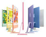 Apple iMac 24-inch with Retina 4.5K display: M4 chip with 10‑core CPU and 10‑core GPU, 24GB, 512GB SSD - Silver