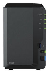 Synology DiskStation DS223 NAS/storage server Desktop Realtek RTD1619B 2 GB DDR4 0 TB
