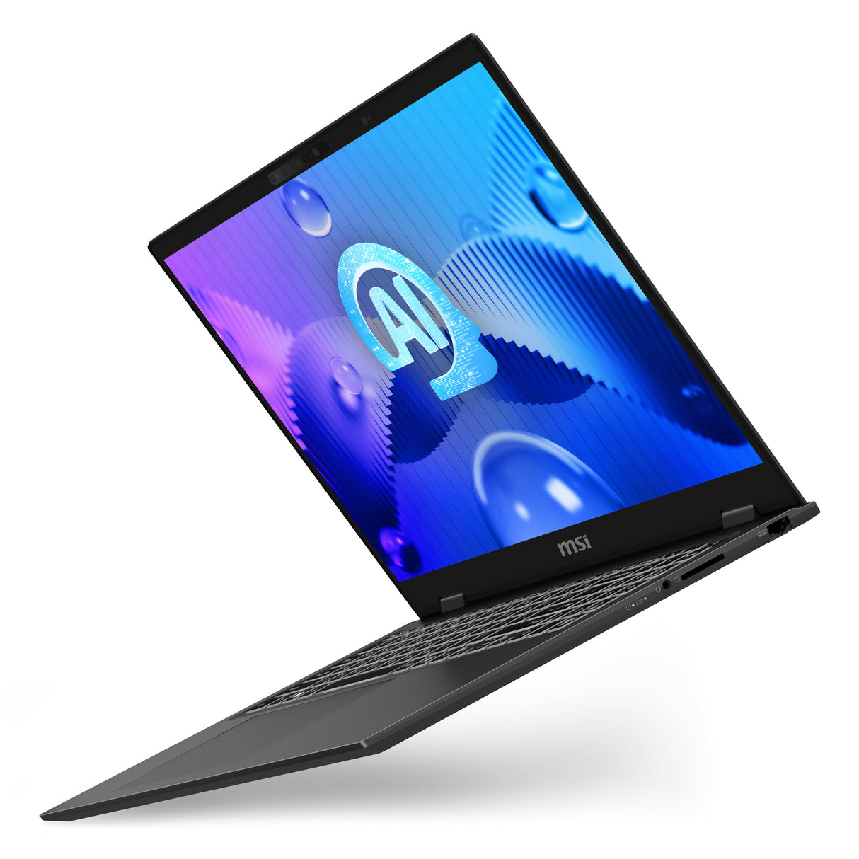 MSI Prestige 16 AI Studio B1VFG-034UK Intel Core Ultra 7 155H Laptop 40.6 cm (16") Quad HD+ 32 GB LPDDR5-SDRAM 1 TB SSD NVIDIA GeForce RTX 4060 Wi-Fi 7 (802.11be) Windows 11 Home Advanced Grey