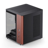 Jonsbo TK-0 BLACK computer case Black, Wood